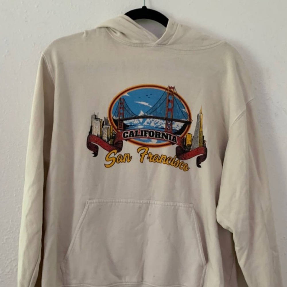 Brandy Melville nude San Francisco hoodie